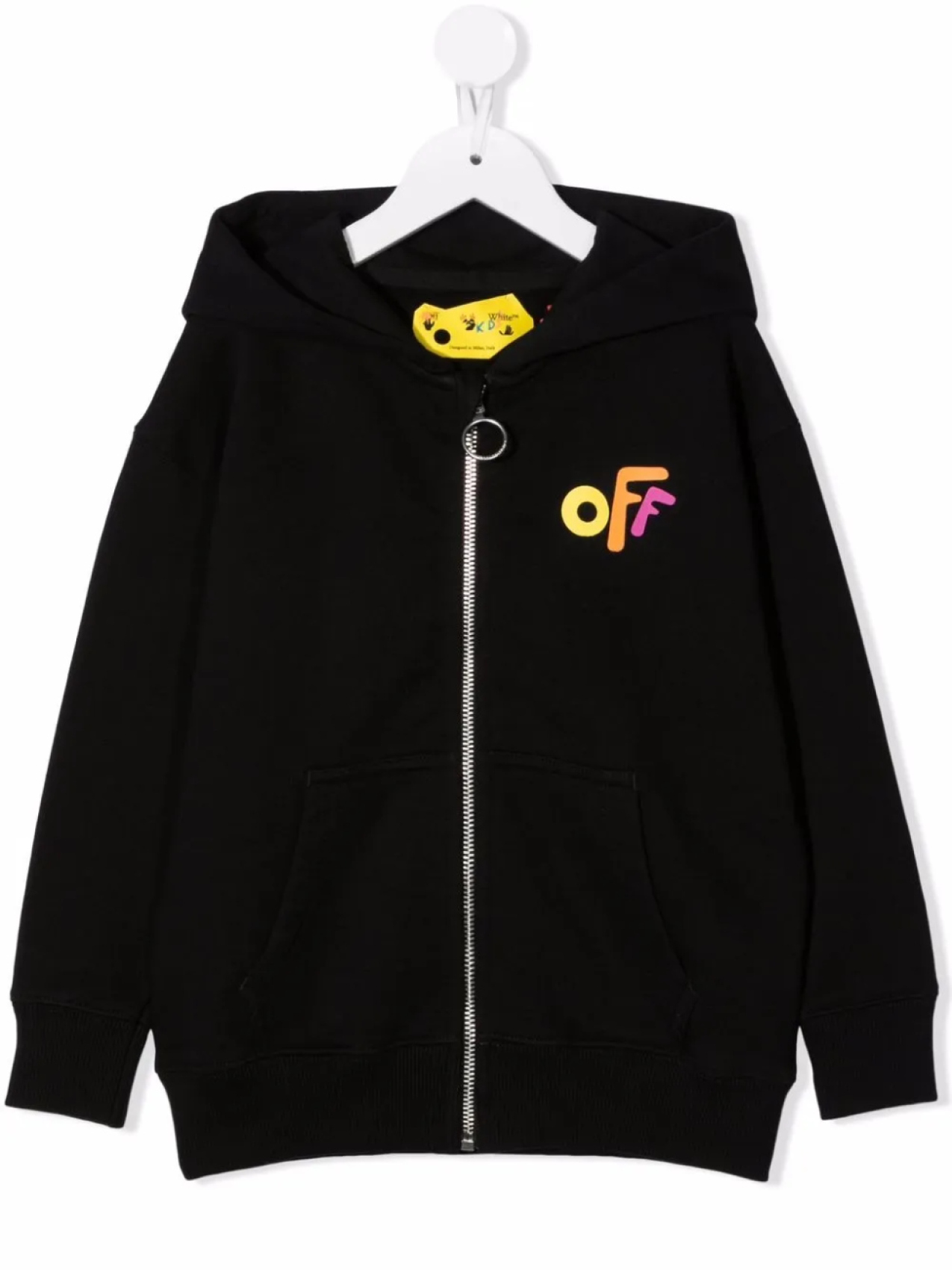 

Off-White Kids худи на молнии с логотипом Arrows, черный