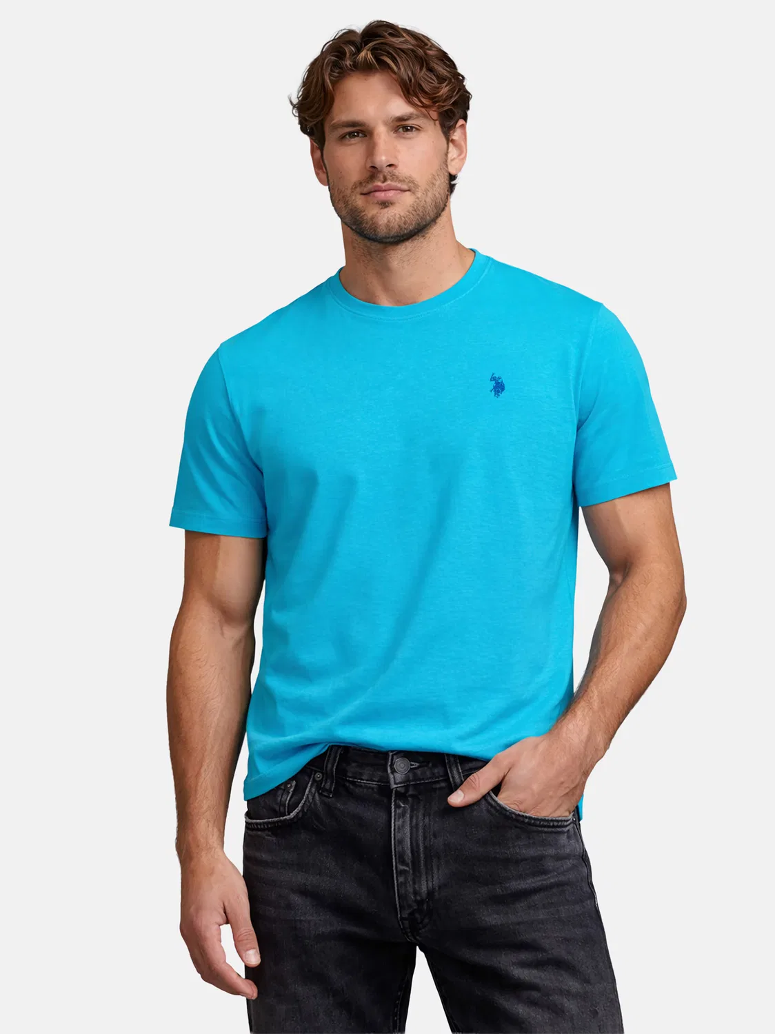 Футболка U.S. Polo Assn., Aqua — фото 3