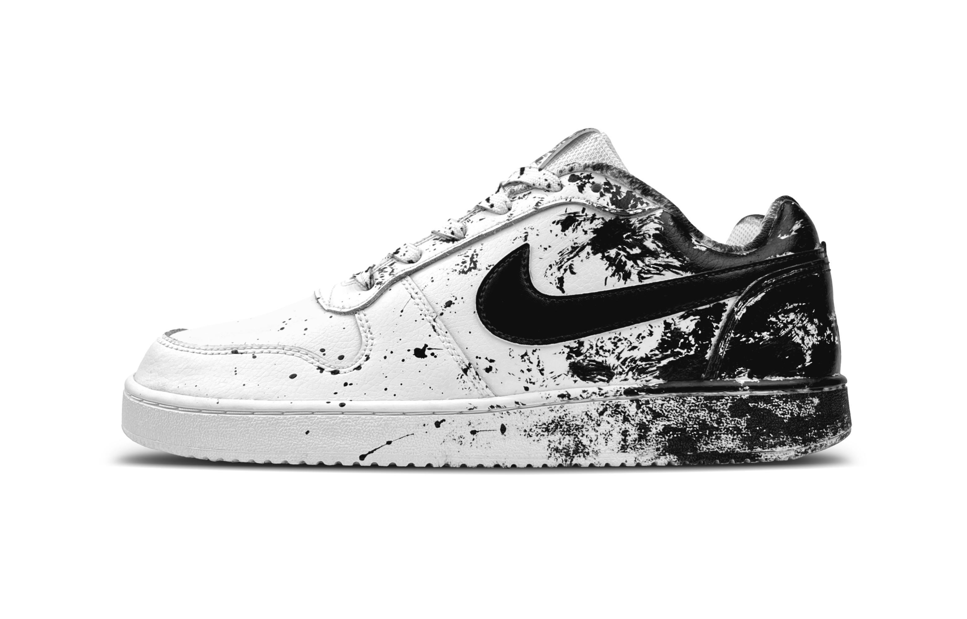 

Nike Низкие противоскользящие кроссовки для скейтбординга EBERNON, мужские, черно-белые