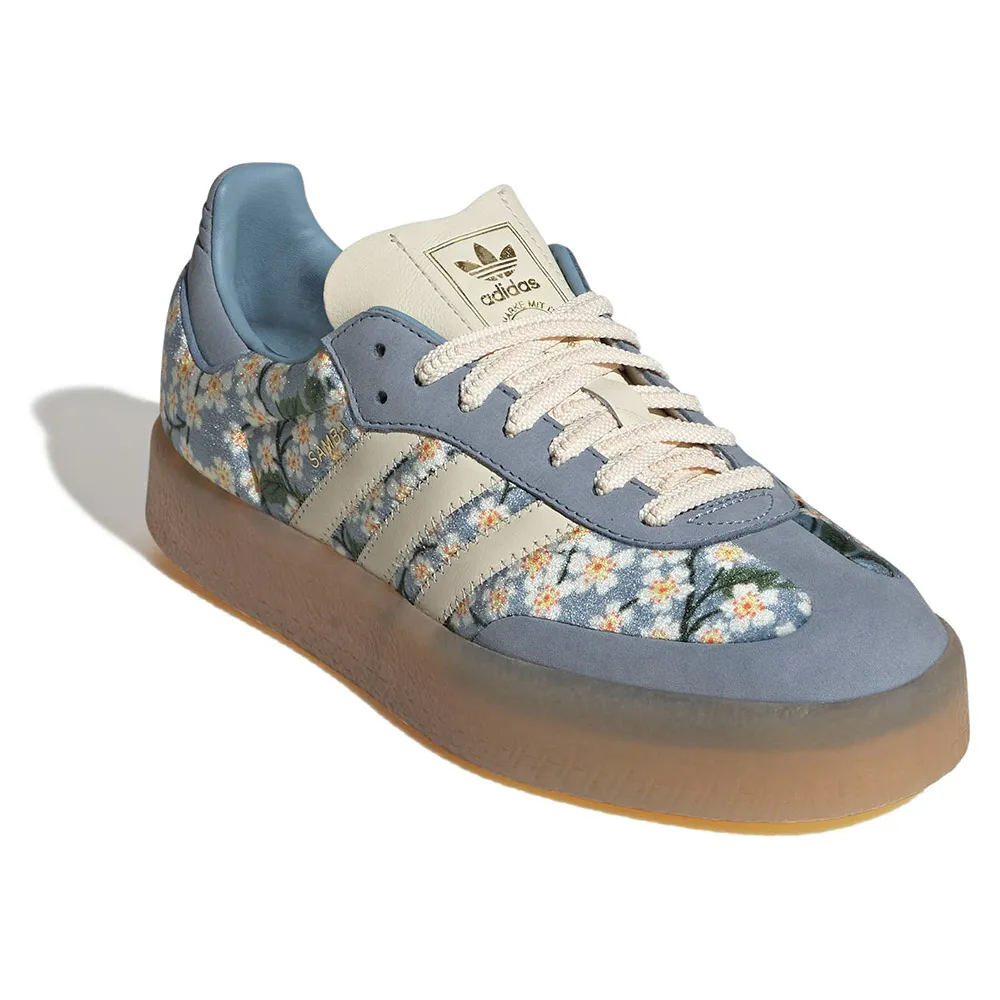 Кроссовки adidas Originals Sambae X Liberty London, синий — фото 4