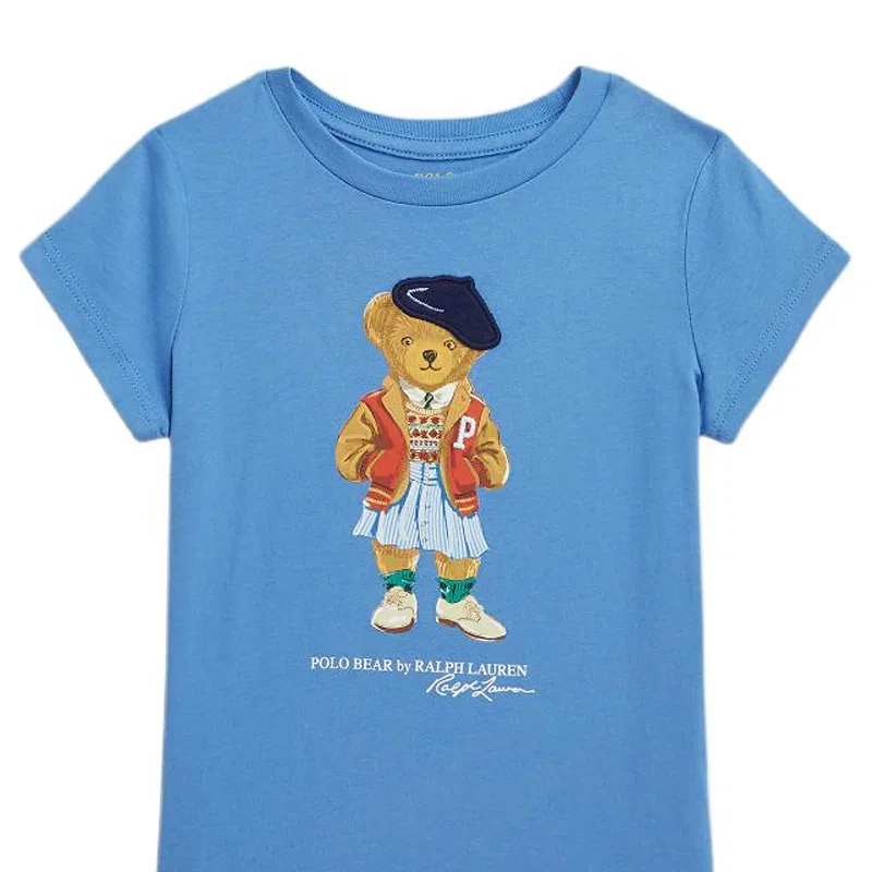 Футболка SS24 Blue Kids' Polo Ralph Lauren — фото 4