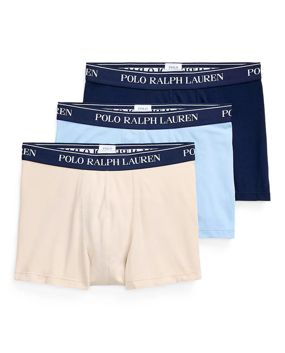 

Набор из трех мужских хлопковых боксеров разных цветов Polo Ralph Lauren, мультиколор