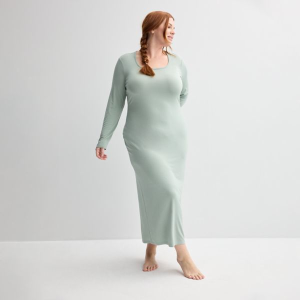 

Платье для сна больших размеров Sonoma Goods For Life, цвет iceberg green