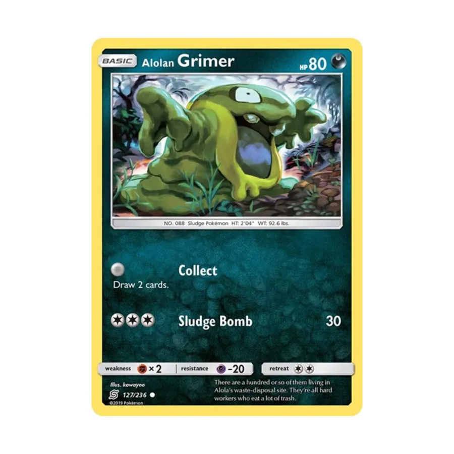 

CCG Алолан Граймер (К) # 127/236, Pokemon - SM - Unified Minds - Singles