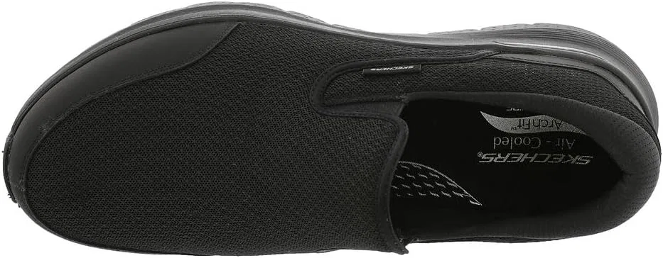 Мужские слипоны Skechers Arch Fit 2.0 Vallo, Black — фото 2