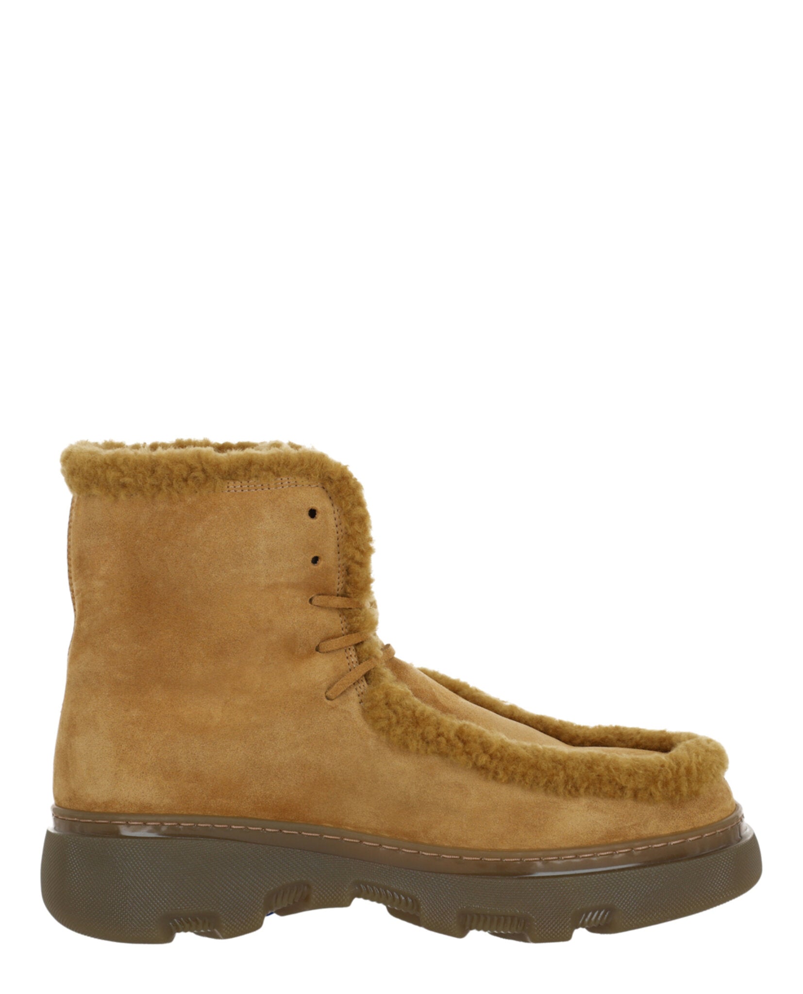 

Сапоги из овчины Creeper Burberry, цвет amber