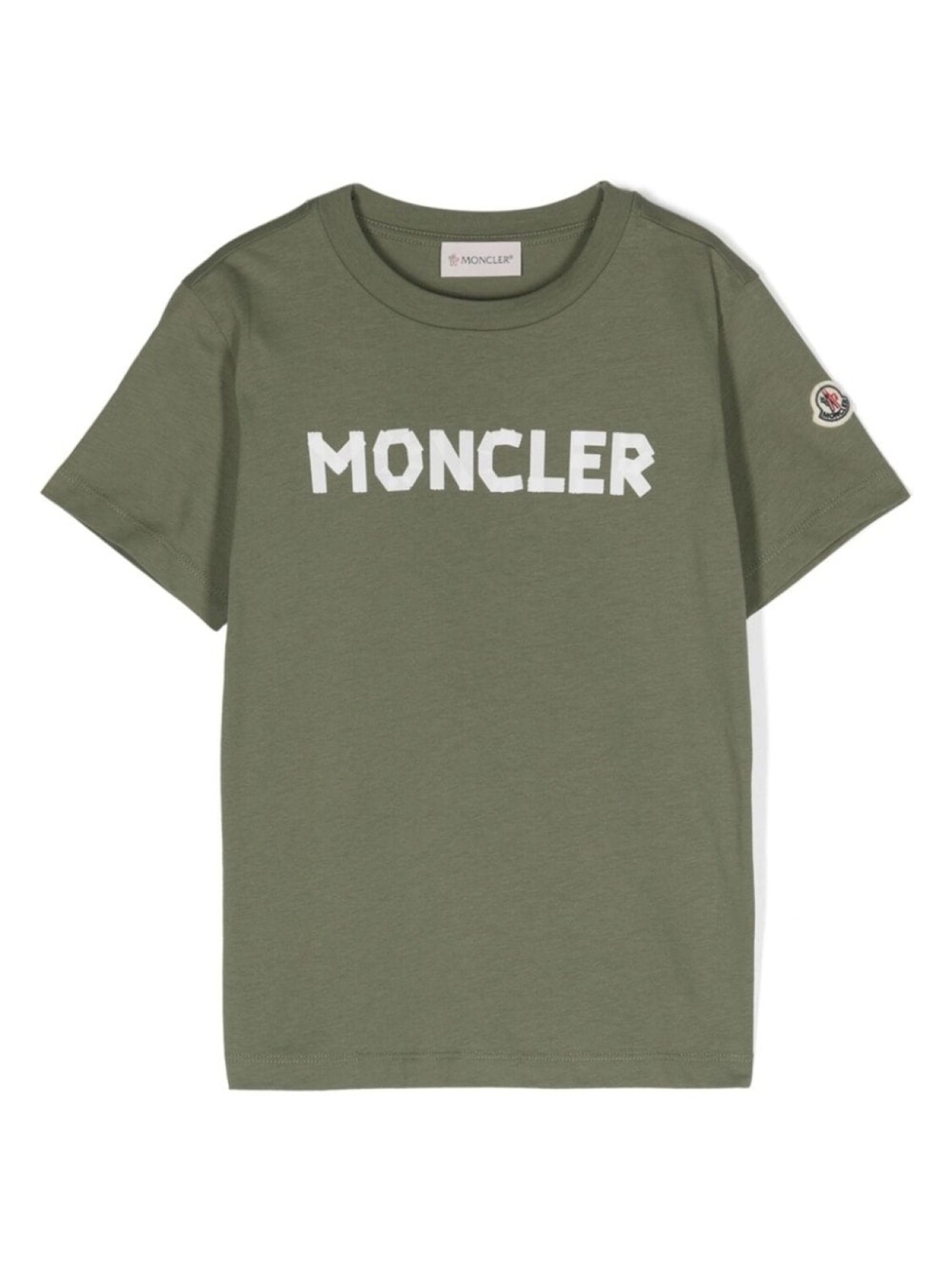 

Футболка с логотипом Moncler Enfant, зеленый