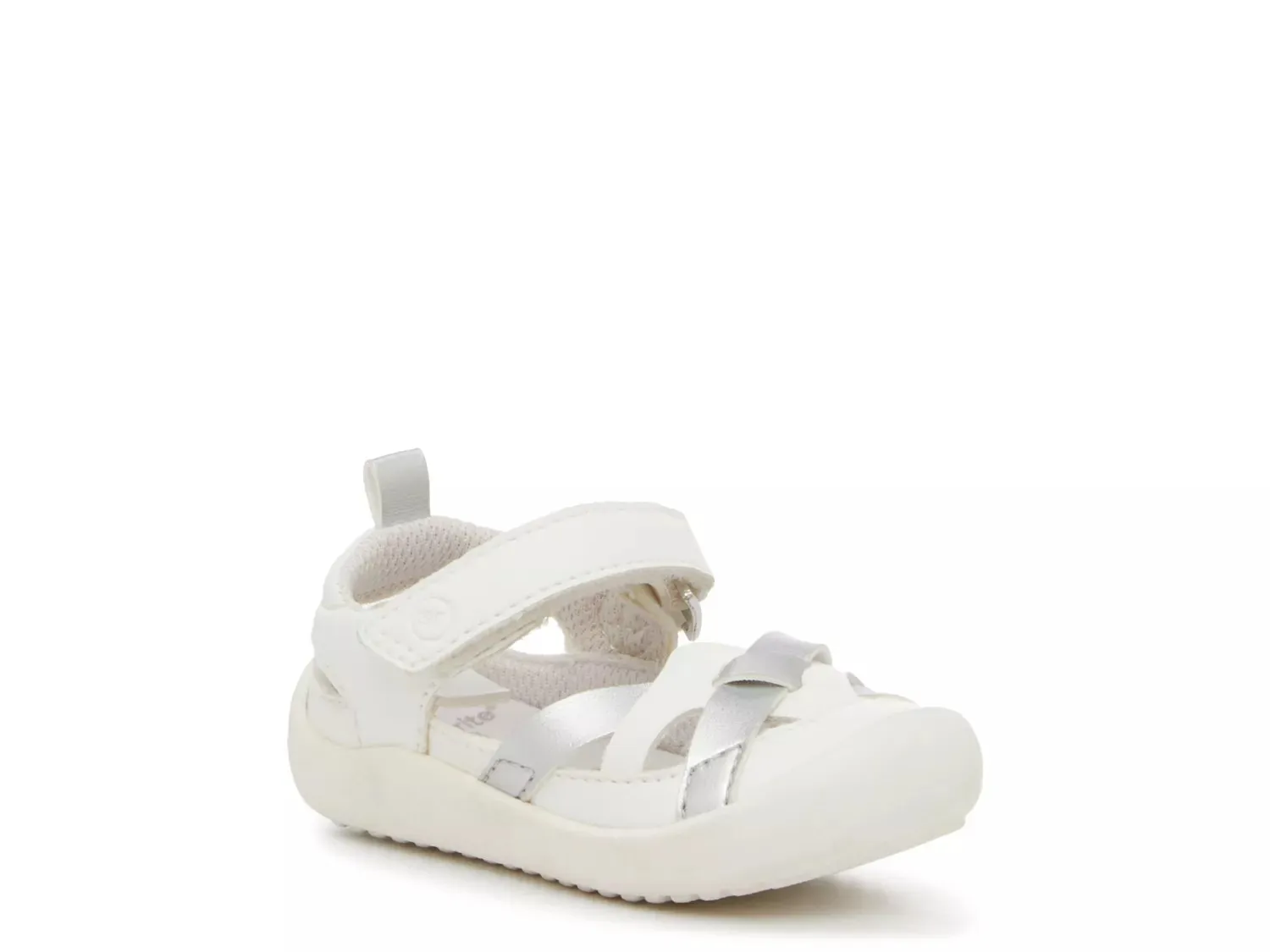 

Stride Rite Mallory Sport Flat - детские, белые/серебристые металлики
