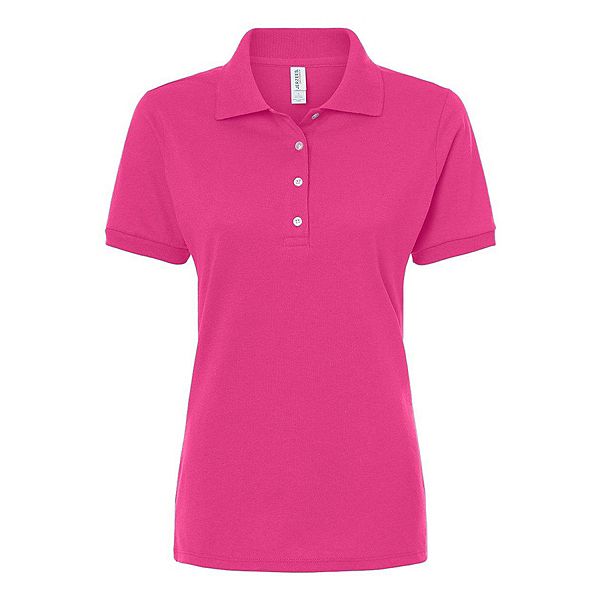 

Женская футболка dri-power polo Jerzees, Cyber Pink