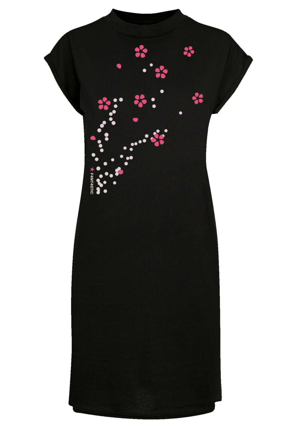 

Платье F4NT4STIC Short Sleeve Dress Blumen Ranke, черный