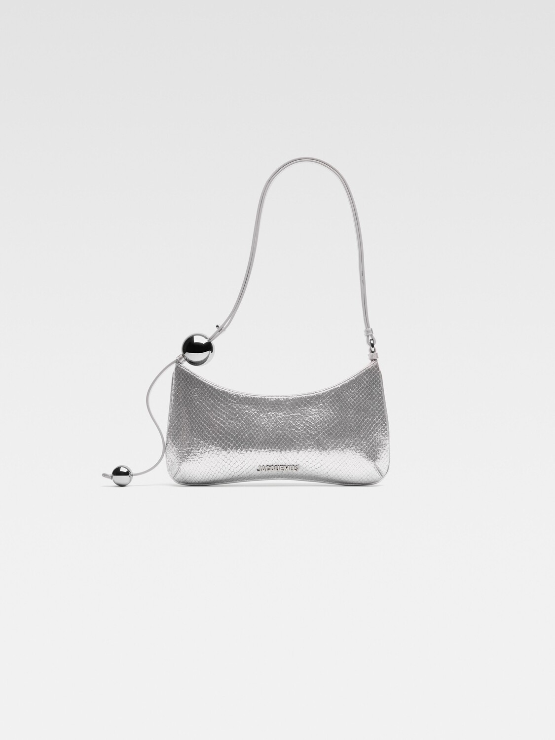 

Сумка через плечо с бисером JACQUEMUS The Bisou Perle, серебряный, Серебристый, Сумка через плечо с бисером JACQUEMUS The Bisou Perle, серебряный