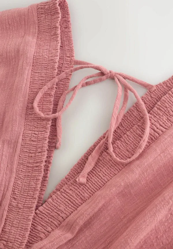 Комбинезон с широкими штанинами и рукавами стандартного кроя Next, Pink — фото 2
