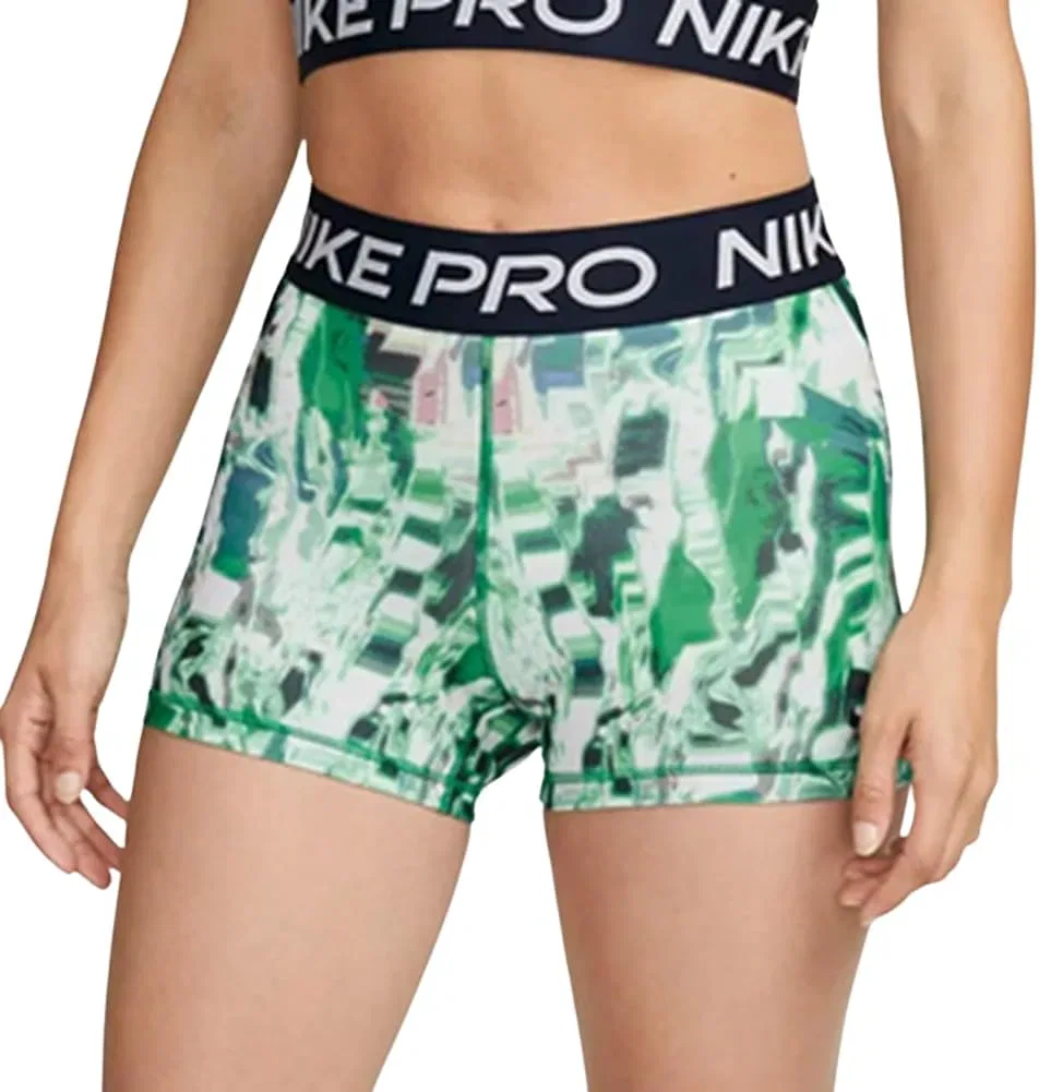 Шорты тренировочные Nike Pro 3" Women, цвет Malachite