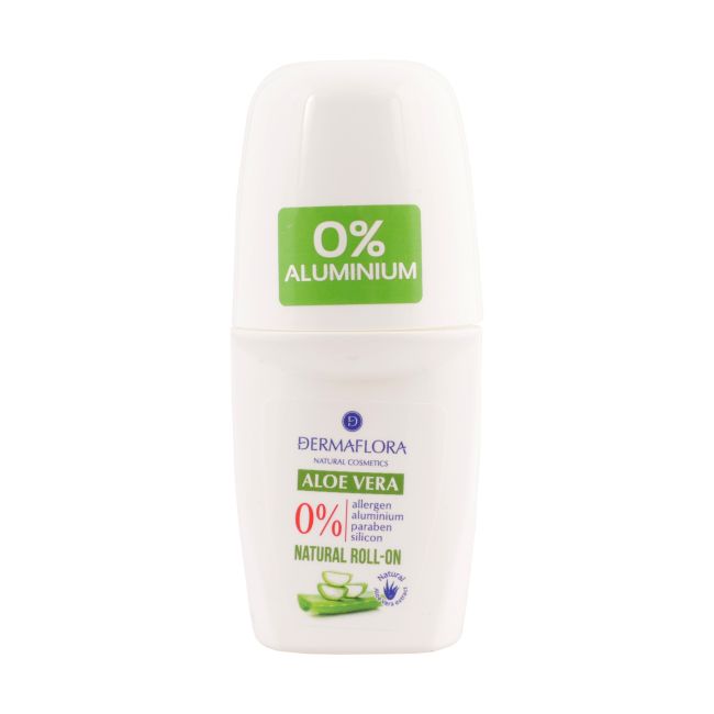 

0% натуральный шариковый дезодорант с алоэ Dermaflora, 50 мл