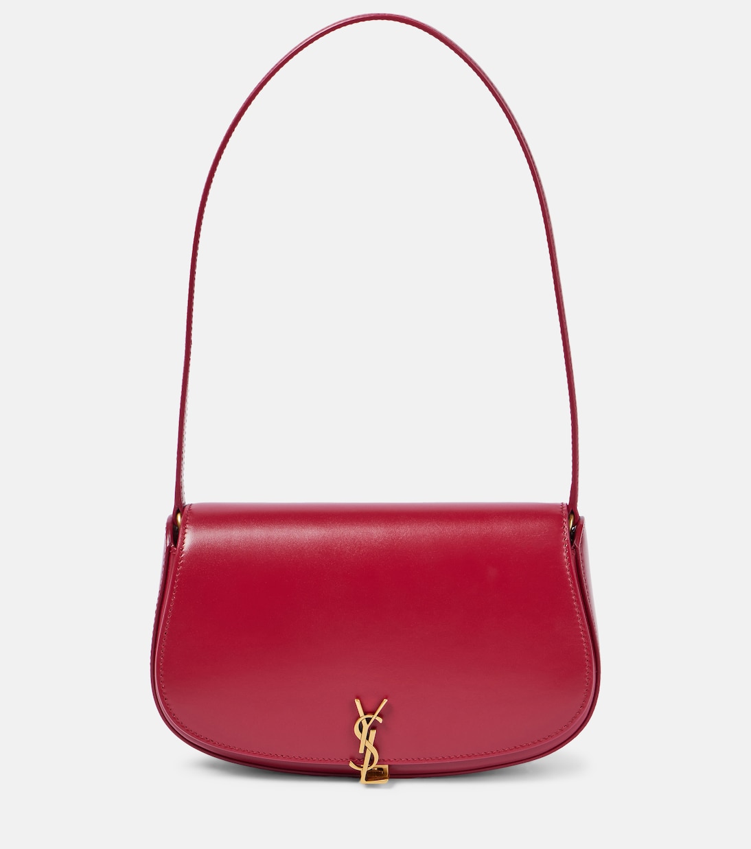 

Вольтер мини кожаная сумка через плечо Saint Laurent, New Cherry Jam