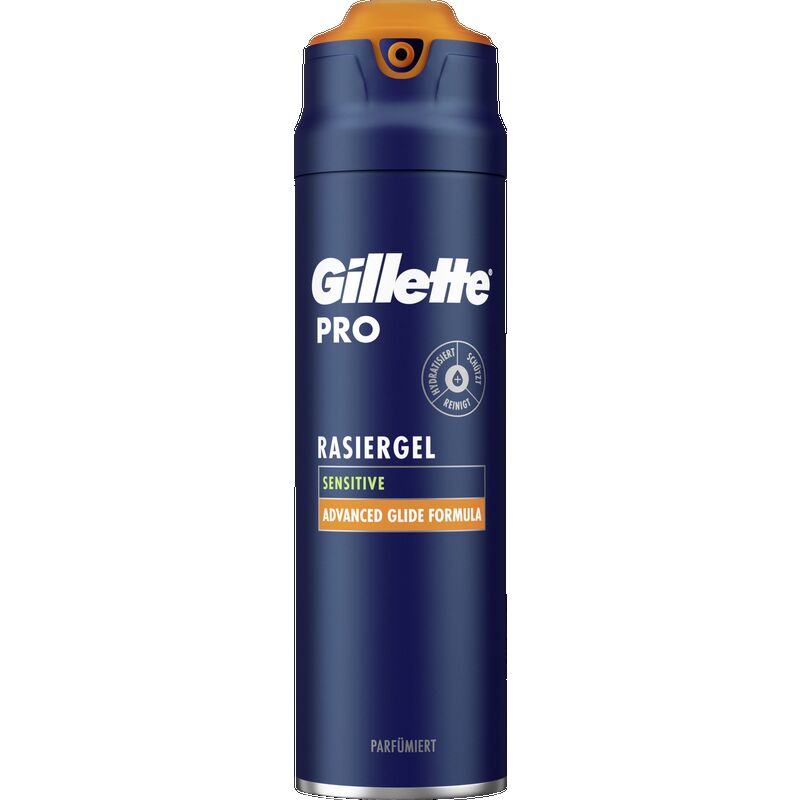 

Профессиональный гель для бритья Sensitive Gillette, 200 ml