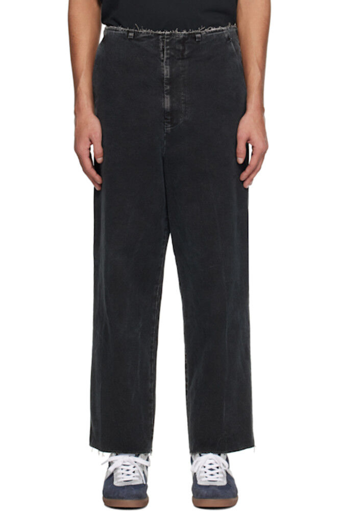 

Черные выцветшие джинсы MM6 Maison Margiela