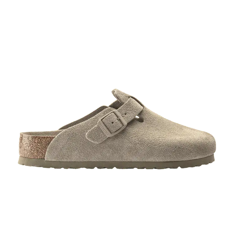 

Кроссовки Birkenstock Boston Soft Footbed Narrow Faded Khaki, желто-коричневый