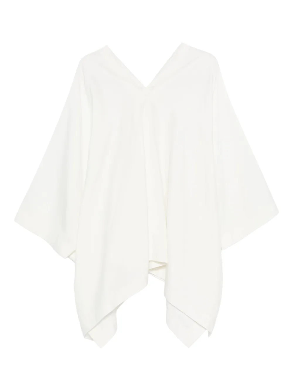 

Топ асимметричного кроя с V-образным вырезом The Row, белый