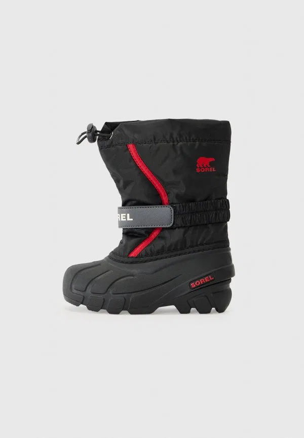 Зимние ботинки flurry Sorel, Black/Bright Red