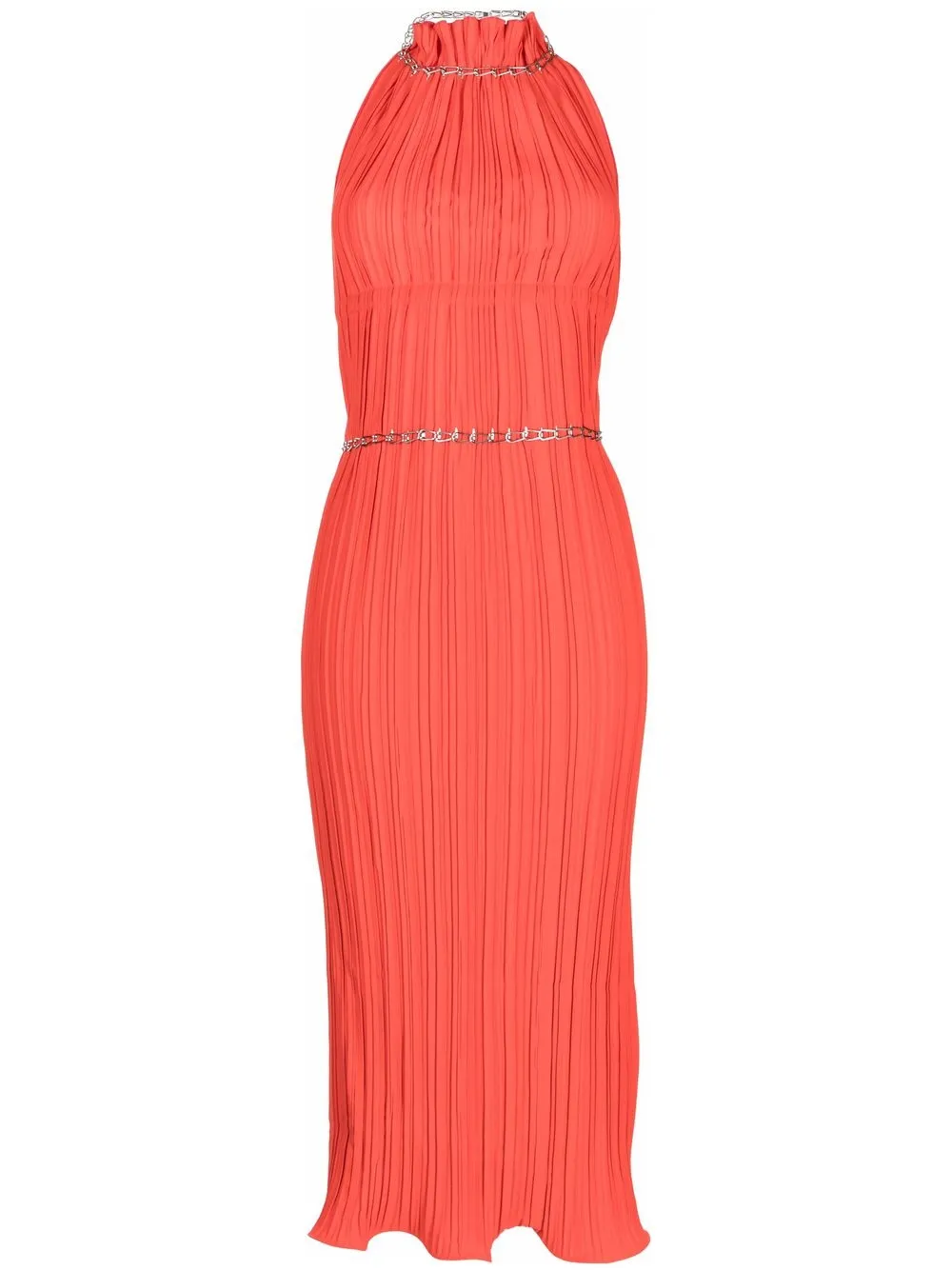 

Платье миди с цепочкой Dion Lee, красный