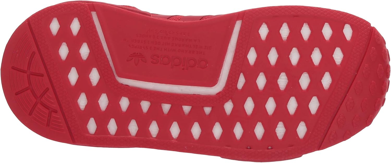 Кроссовки adidas Unisex-Child NMDr1 C (для маленьких детей), Scarlet/Scarlet/Scarlet (Elastic) — фото 4