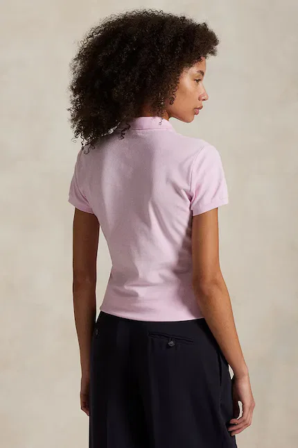 Поло женское Polo Ralph Lauren, розовый — фото 2