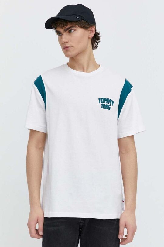 

Хлопковая футболка Tommy Jeans, белый