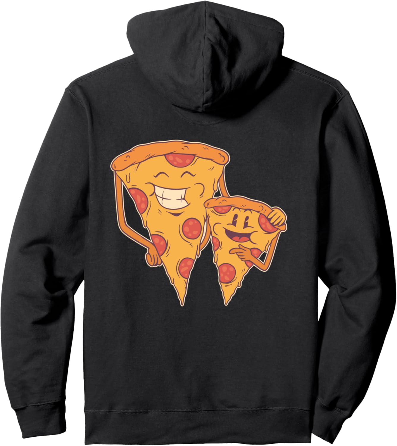 

Худи с графическим принтом «Друзья пиццы» Un Drole De Cadeau Pour Un Amateur De Pizzas, черный