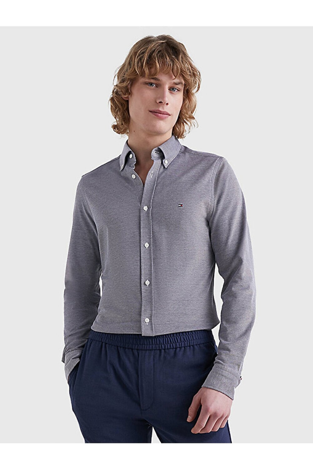 

Рубашка Tommy Hilfiger, серый