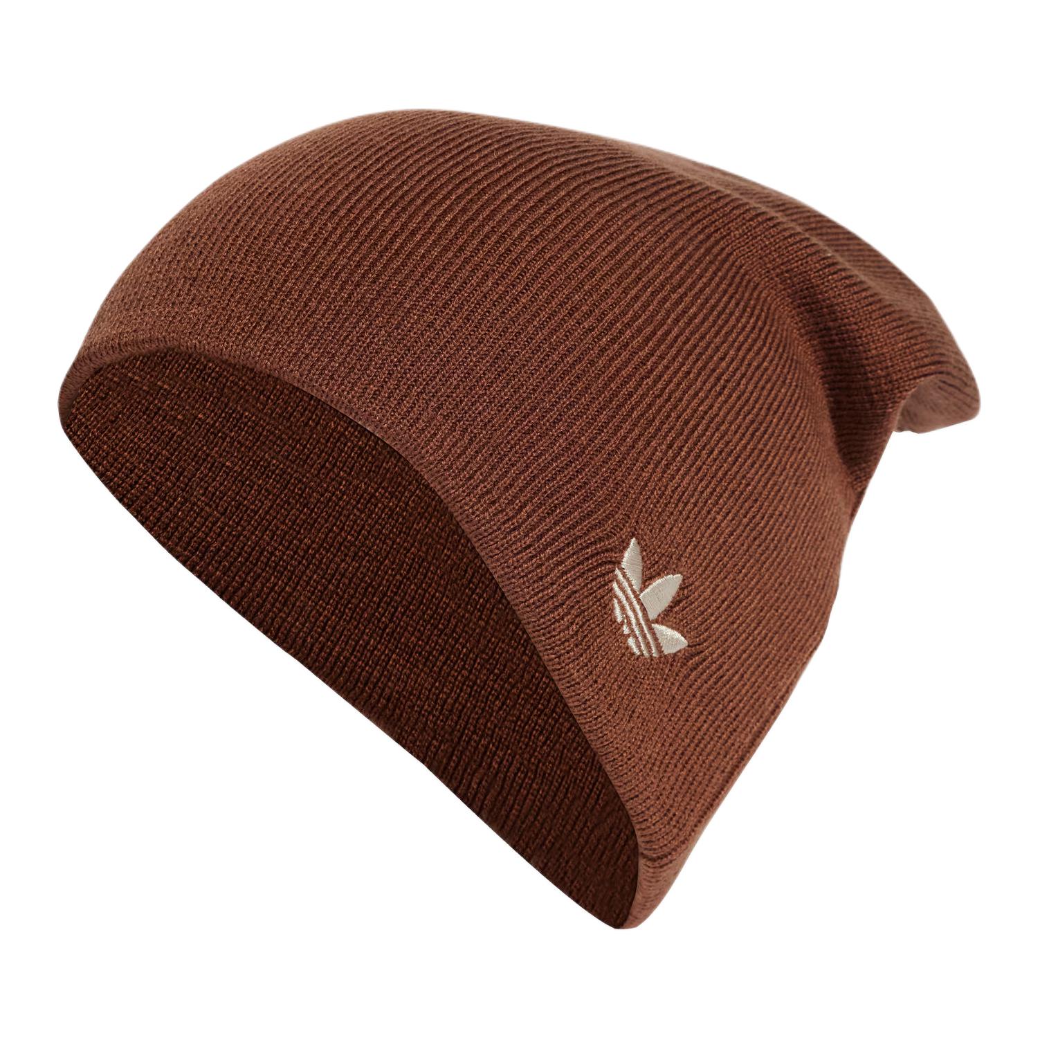 

Adidas Акриловая вязаная шапка унисекс тёмно-коричневая, Dark Brown