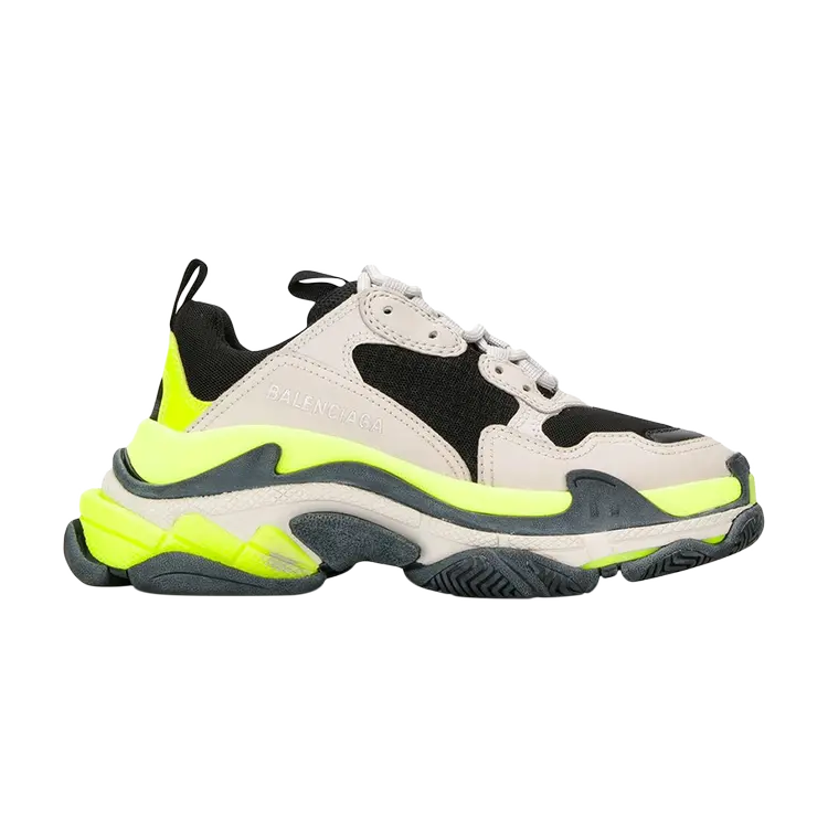 

Кроссовки Balenciaga Wmns Triple S Trainer 'Grey Yellow Fluo', серый