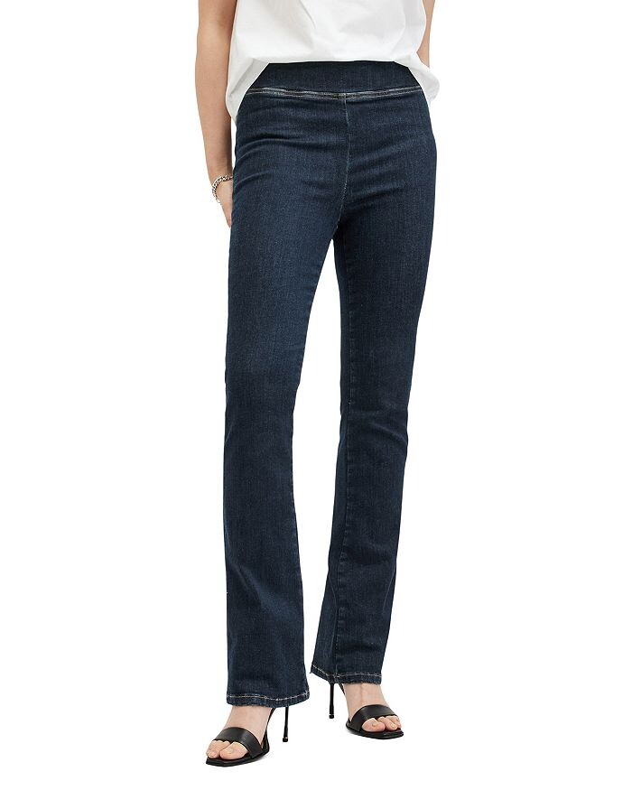 

Джинсы Bootcut с высокой посадкой ALLSAINTS Dani Sizeme цвета темный индиго, синий