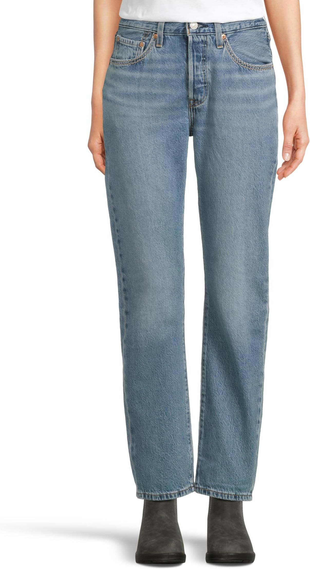 

Джинсы Levi's Womens 501 Jeans, цвет Switch Stitch Lightweight