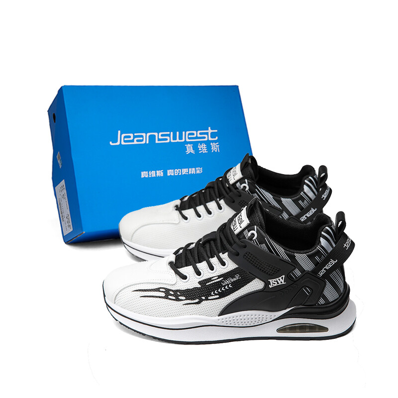 

Кроссовки JEANSWEST Lifestyle Shoes Men Low-top, белый/черный