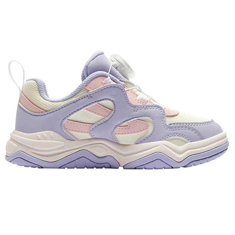 Boa low-top детские скейтбординг кроссовки milk white twilight purple для детей 3-7 лет FILA KIDS, белый белый Dusk фиолетовый — фото 2