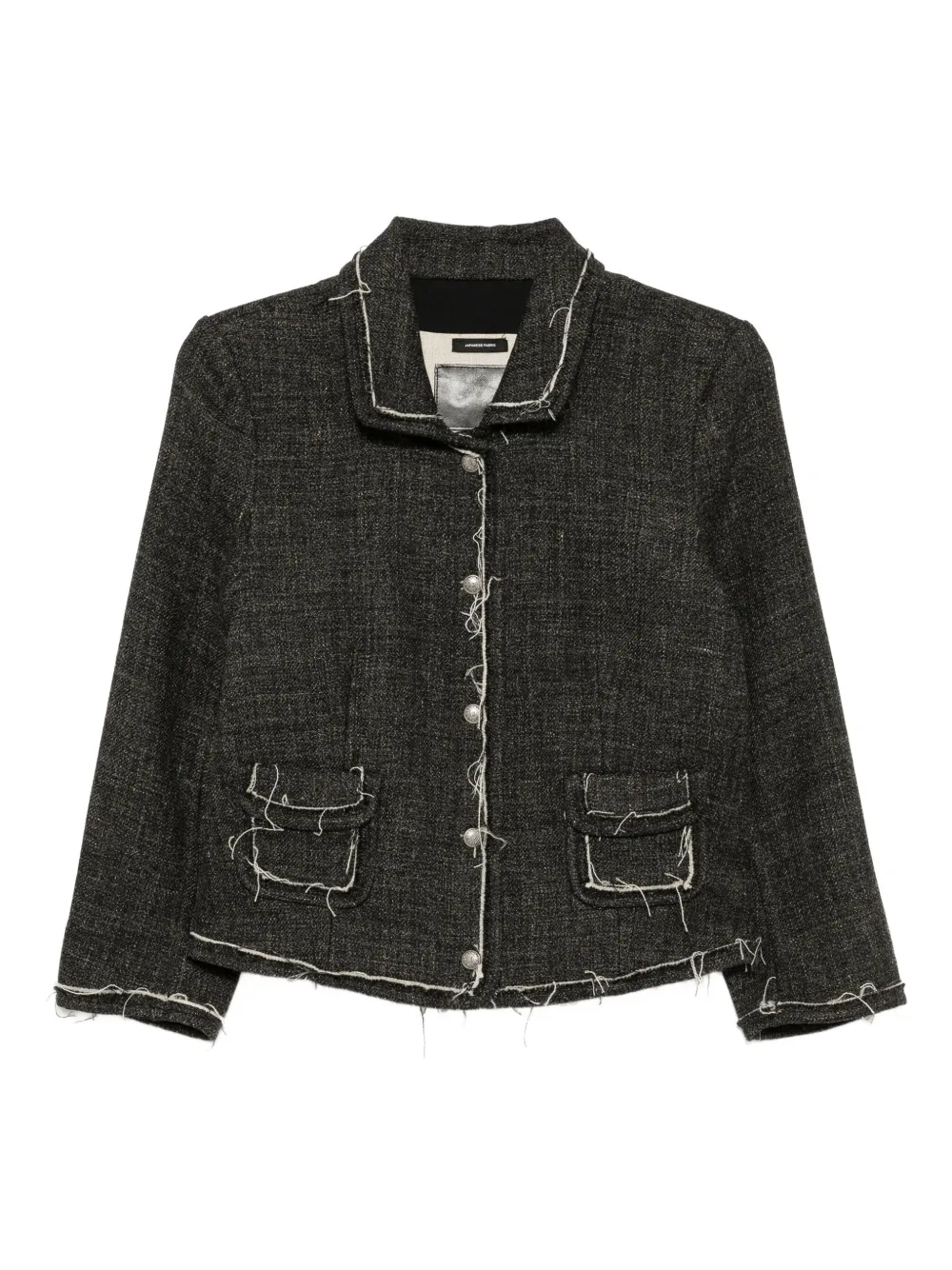 

Куртка свободного кроя с эффектом потертости R13, серый