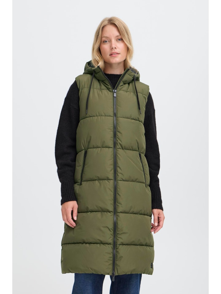 

Oxmo Длинный жилет OXSolice зеленого цвета