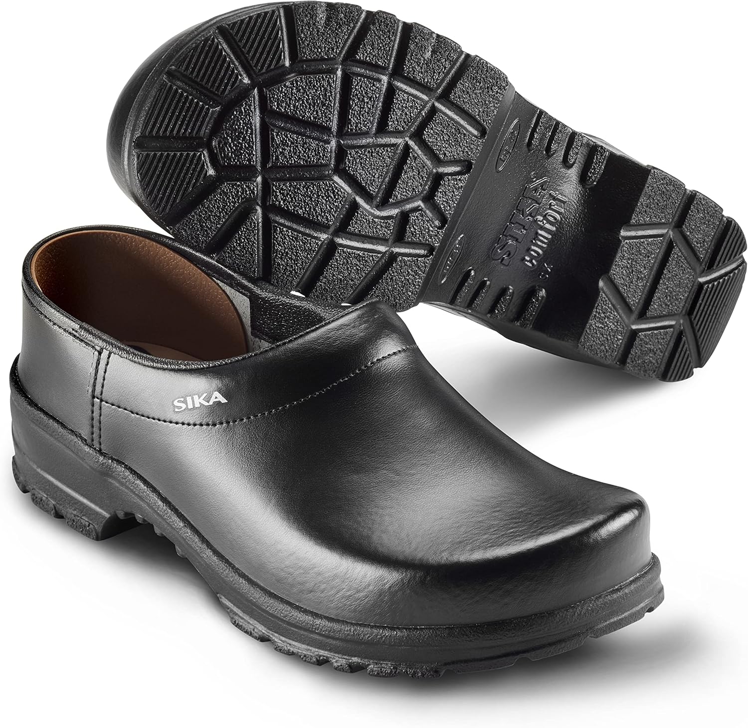 Сабо Sika 125 Comfort Robust - Широкая посадка и деревянная стелька - Идеально для отдыха и пищевой промышленности, черный — фото 3