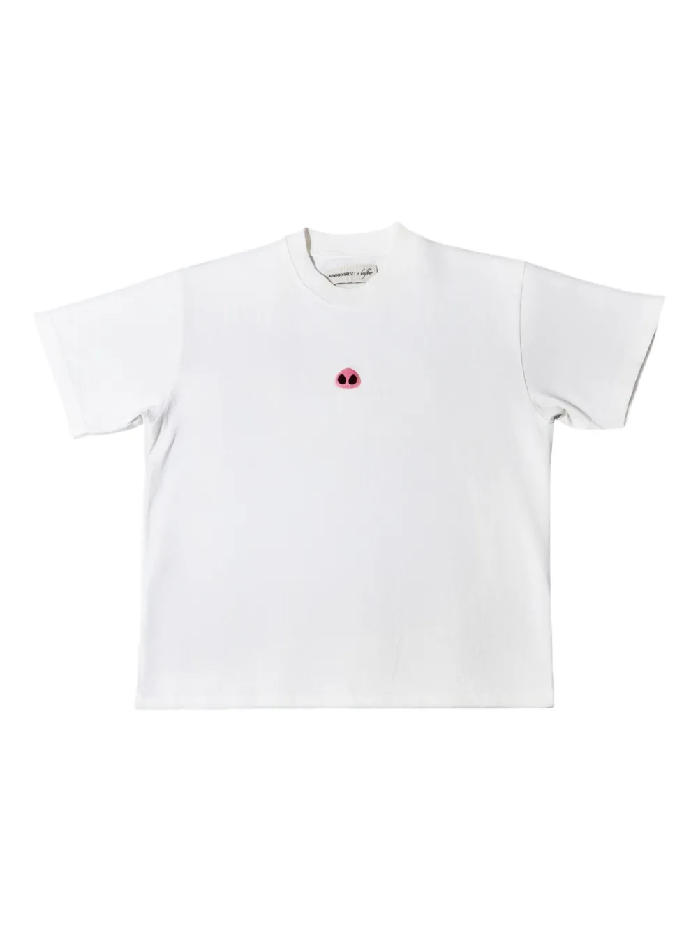 

Футболка с вышивкой «Свиной нос» BEEFBAR, белый