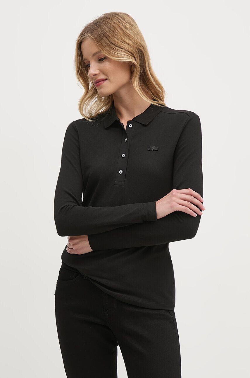 

Рубашка Lacoste с длинными рукавами, черный