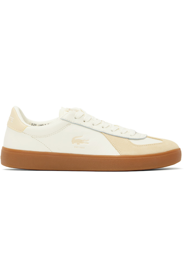 

Кроссовки Baseshot pro из кожи Lacoste, мультиколор