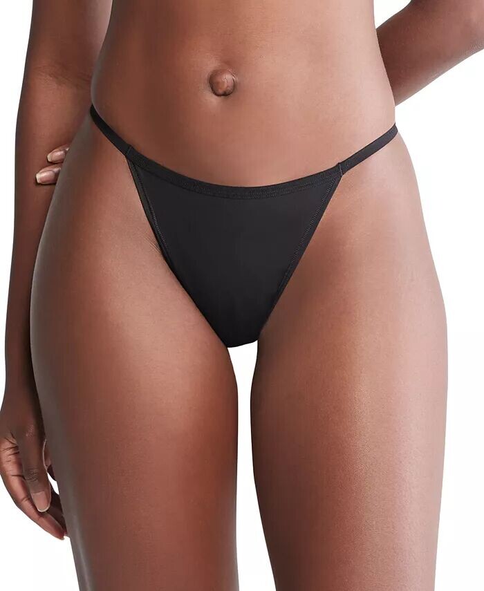 

Женское нижнее белье бикини Ideal String Micro High Leg String QD5176 Calvin Klein, коричневый