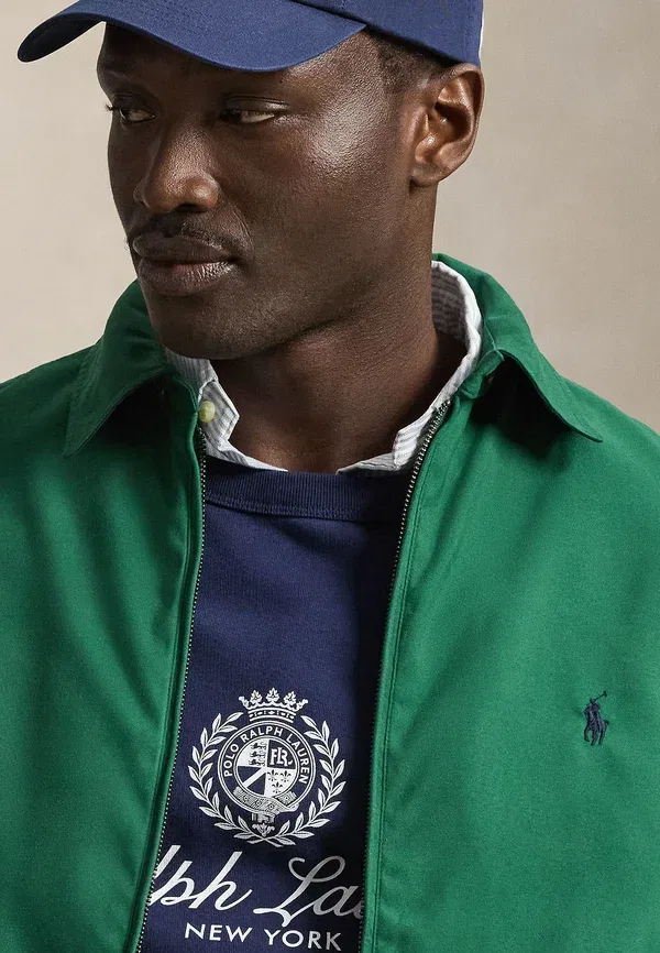 Куртка-бомбер Twill bi swing Polo Ralph Lauren Big & Tall, новый лес — фото 4