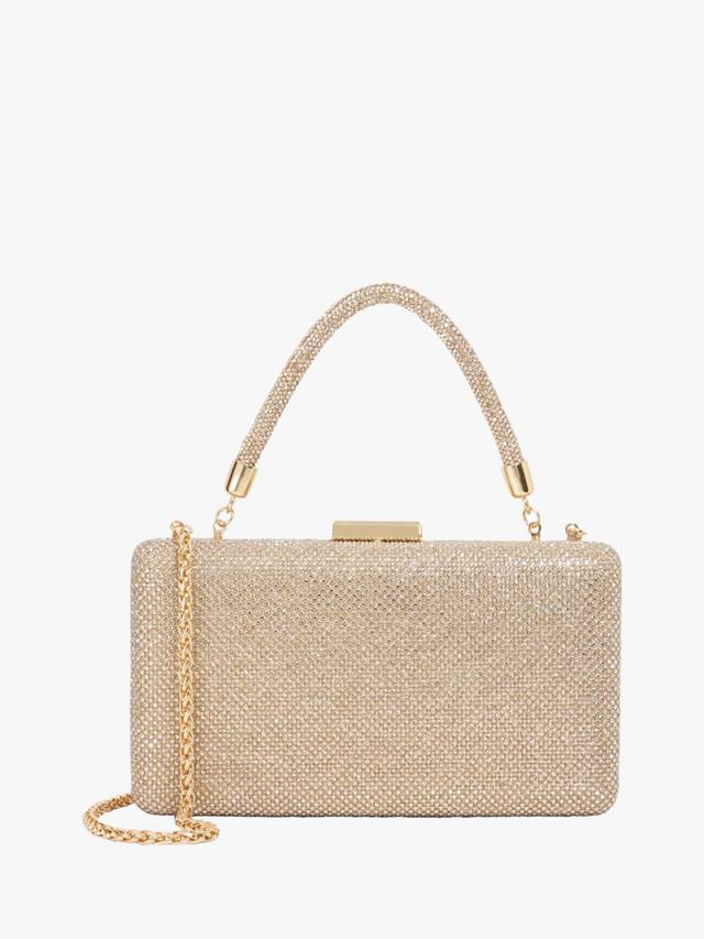 

Клатч Beaut Diamante с ручкой Dune London, Gold