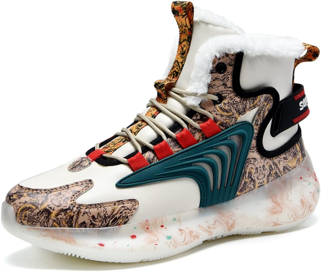 

Мужские теплые зимние ботинки GSIGUL с меховой подкладкой, водонепроницаемые, зимние, на щиколотку, повседневные кроссовки, для активного отдыха и походов, высокие кроссовки, бежевый