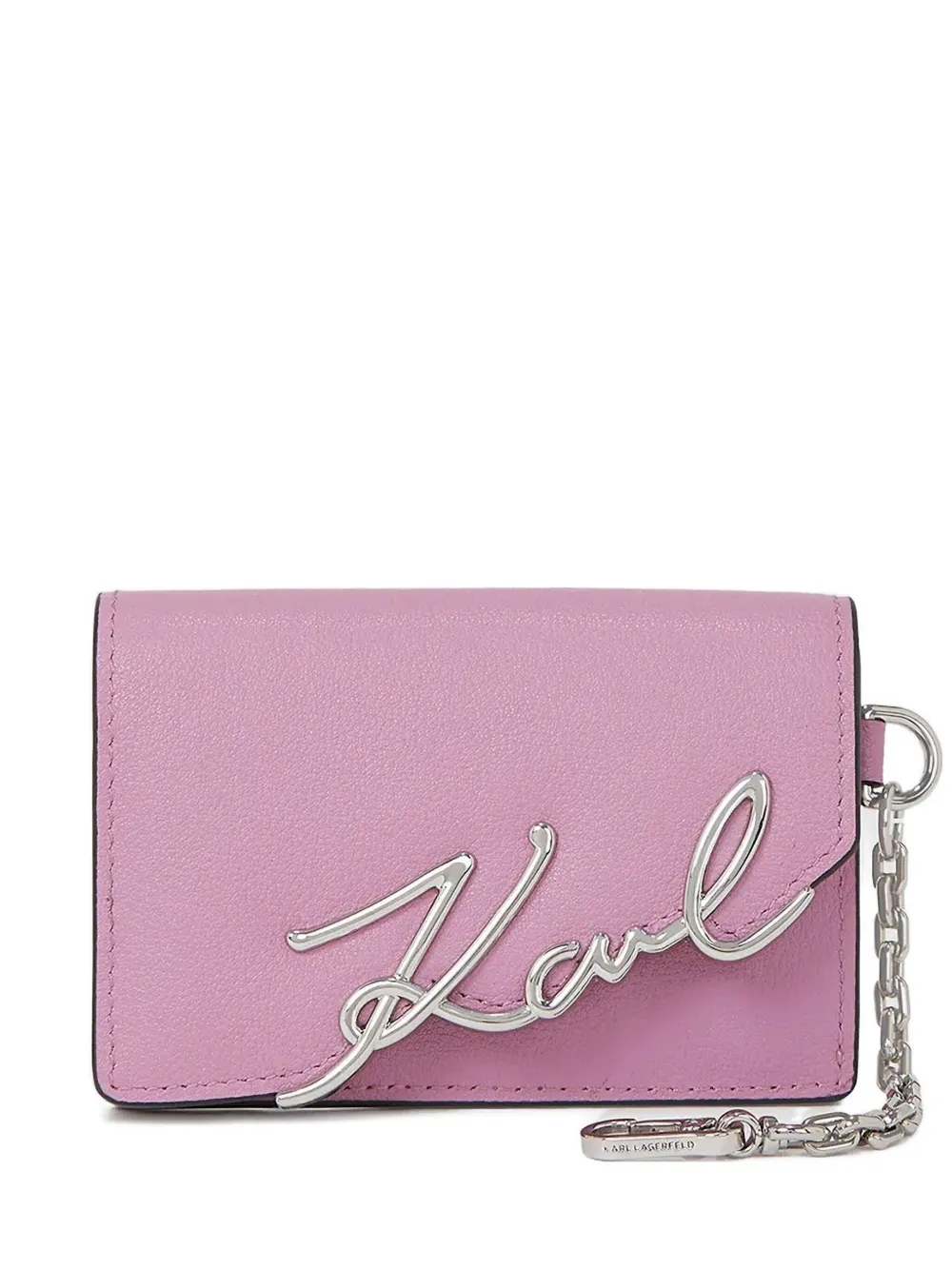 

Кошелек на цепочке с логотипом Karl Lagerfeld, розовый