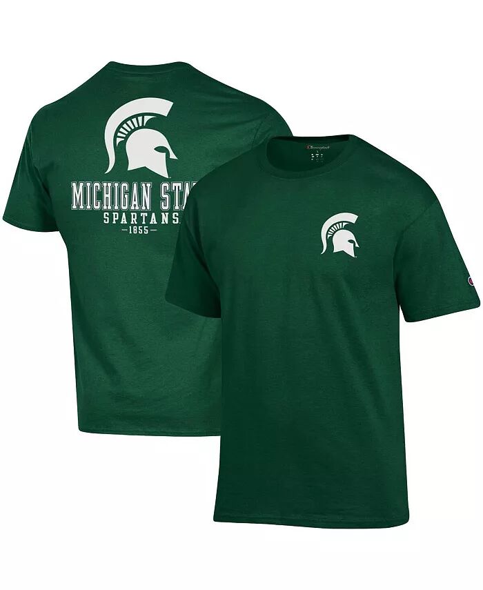 

Мужская зеленая футболка Michigan State Spartans Stack 2-Hit Champion, зеленый