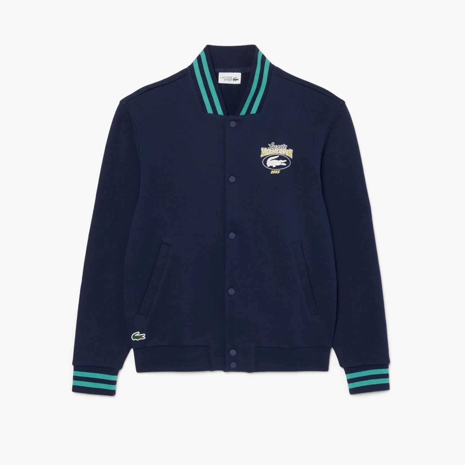 Мужская толстовка LACOSTE для Открытого чемпионата Майами 2025 года (официальная), темно-синий — фото 4