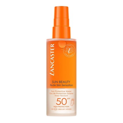 

Lan Sun B Солнцезащитная вода SPF 50 Ультралегкая освежающая текстура Lancaster